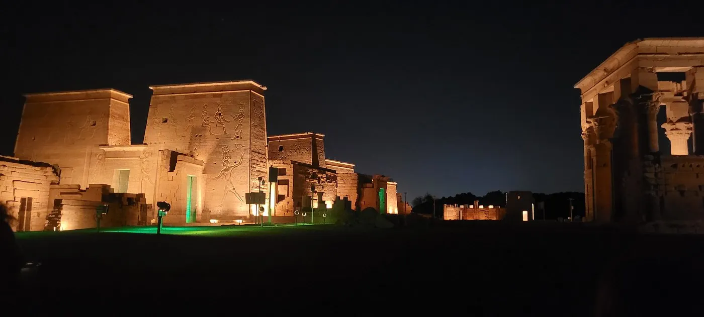 Sound And Light Show At Philae Temple in Aswan