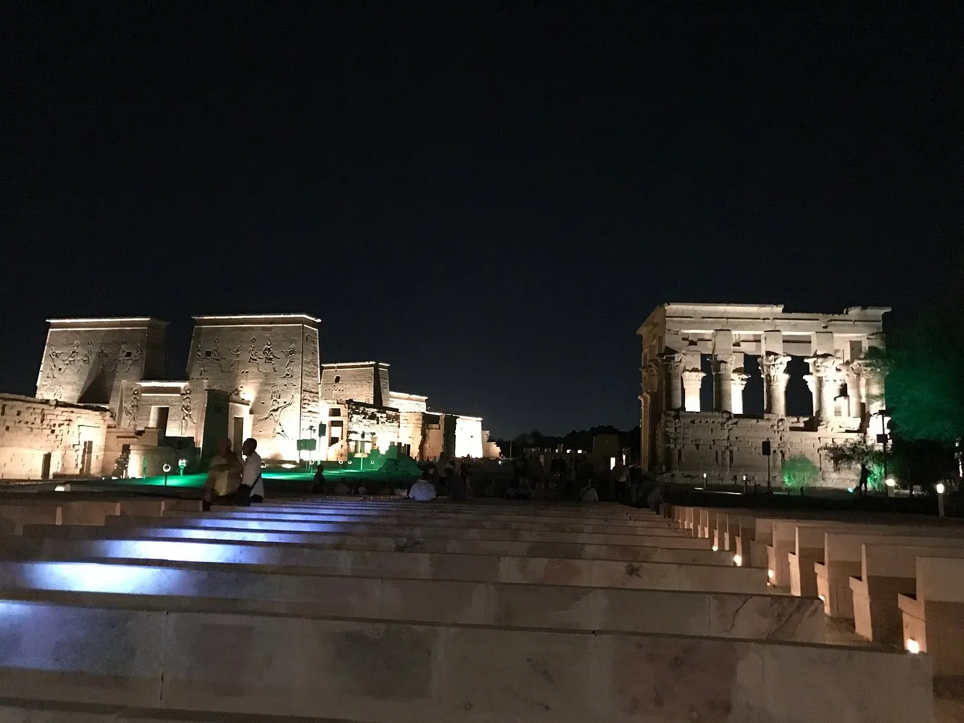 Sound and Light show in Philae temple