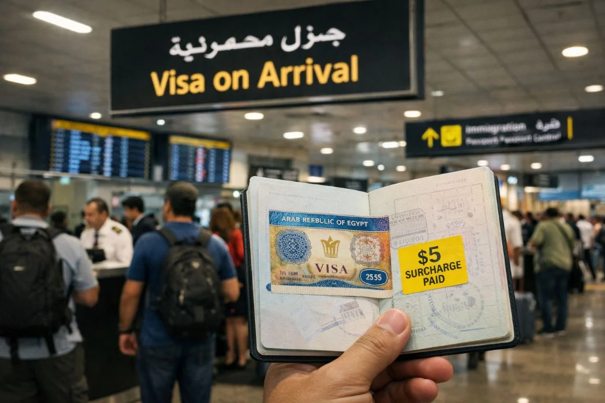 Egypt Visa on Arrival for Specific Nationalities