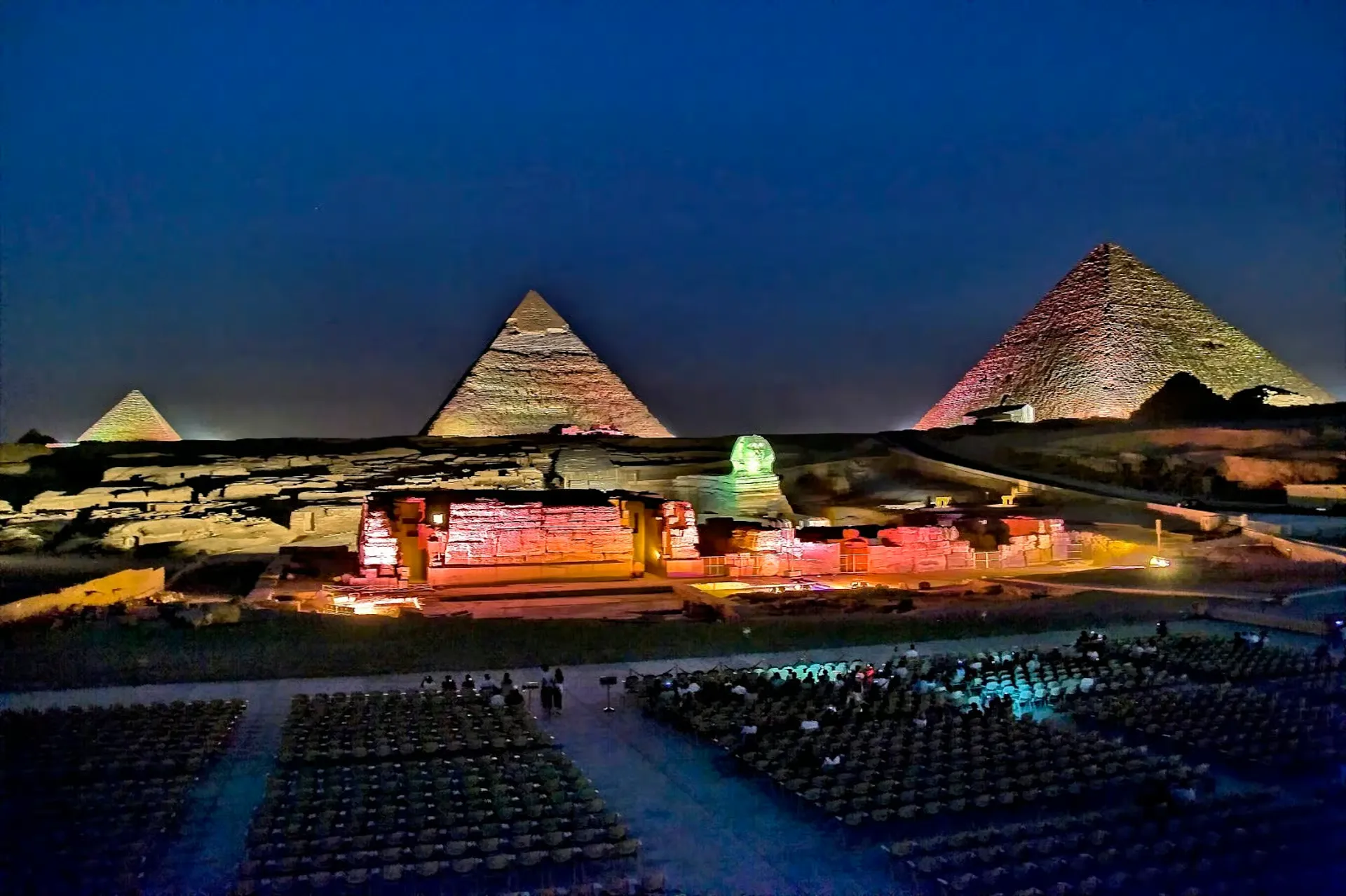 Sound and Light Show at the Pyramids: Evening Tour