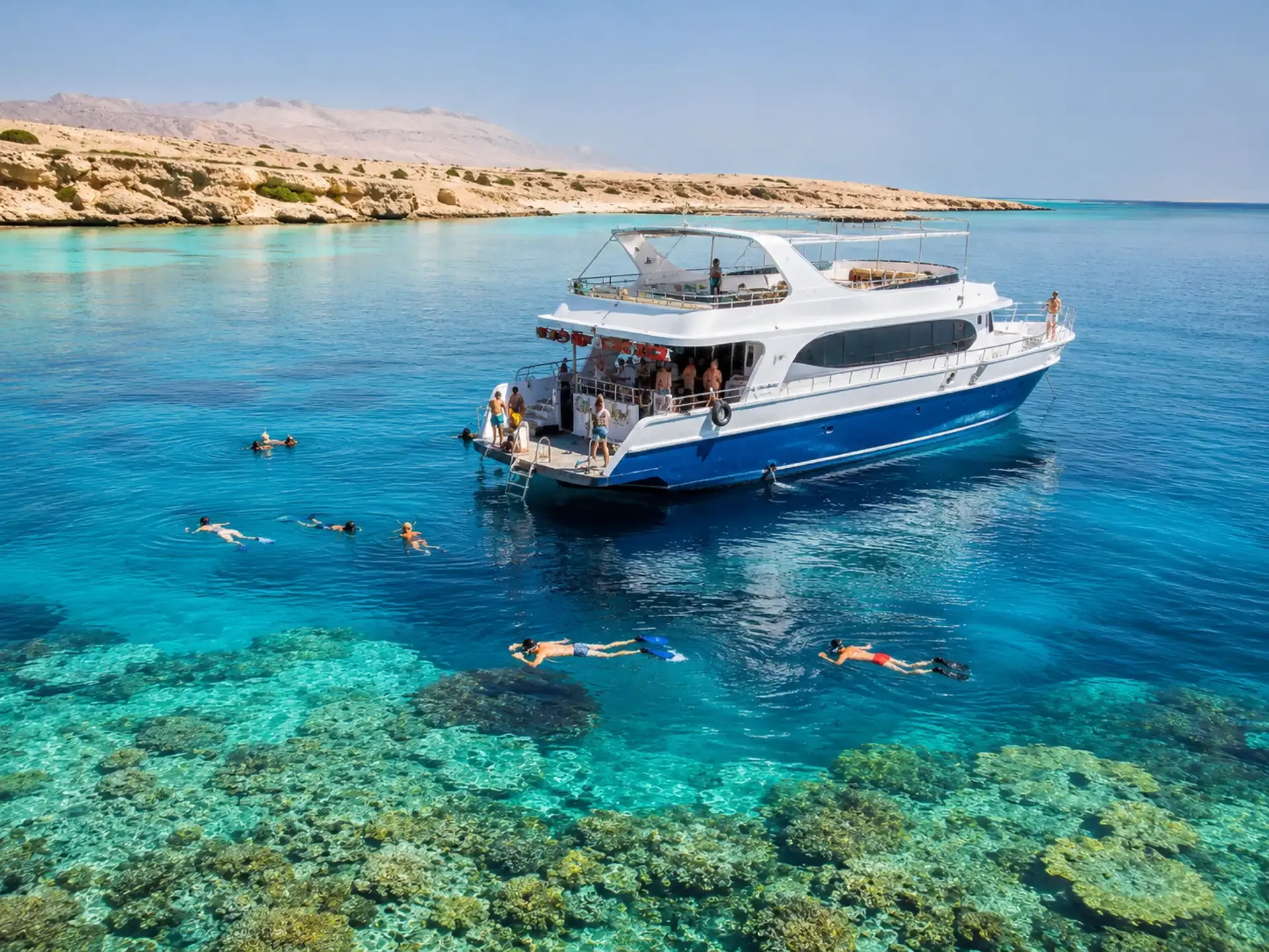 Marsa Mubarak Sea Snorkeling Boat Trip Marsa Alam